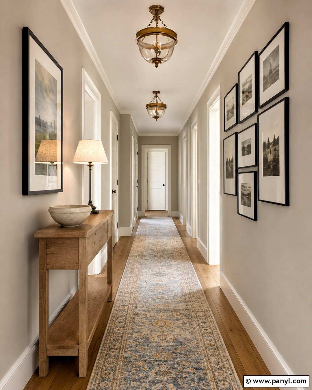 Hallway Greige Walls - 40 greige walls