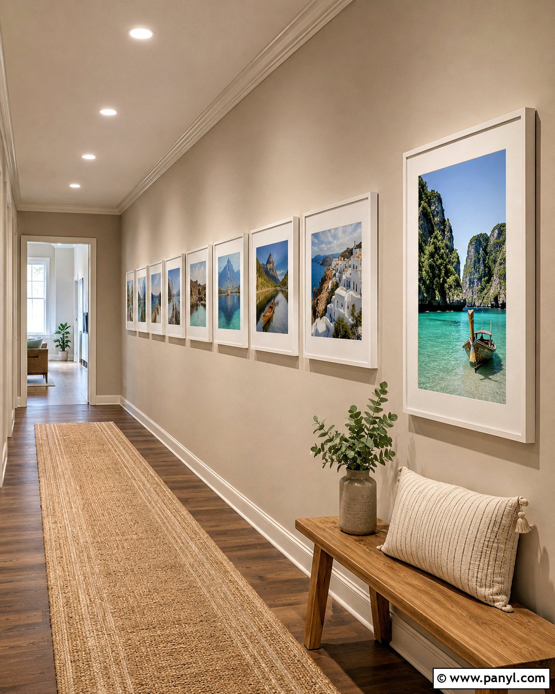 Hallway Photo Gallery Wall - 20 my photo gallery ideas