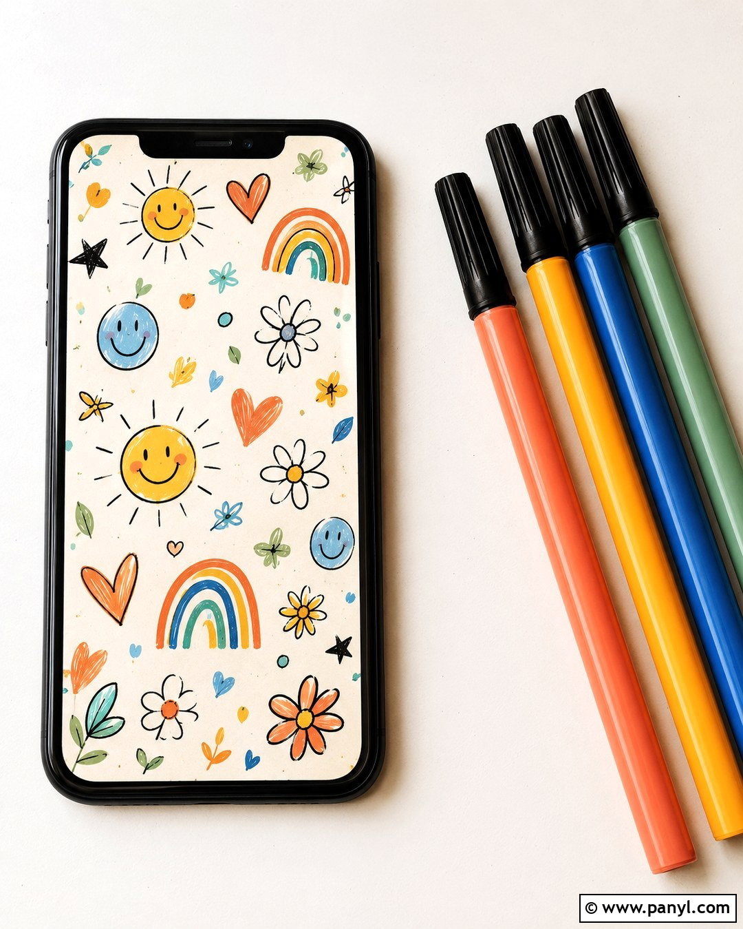 Hand-Drawn Doodle Wallpaper - 20 Smile And Be Happy Wallpaper Ideas