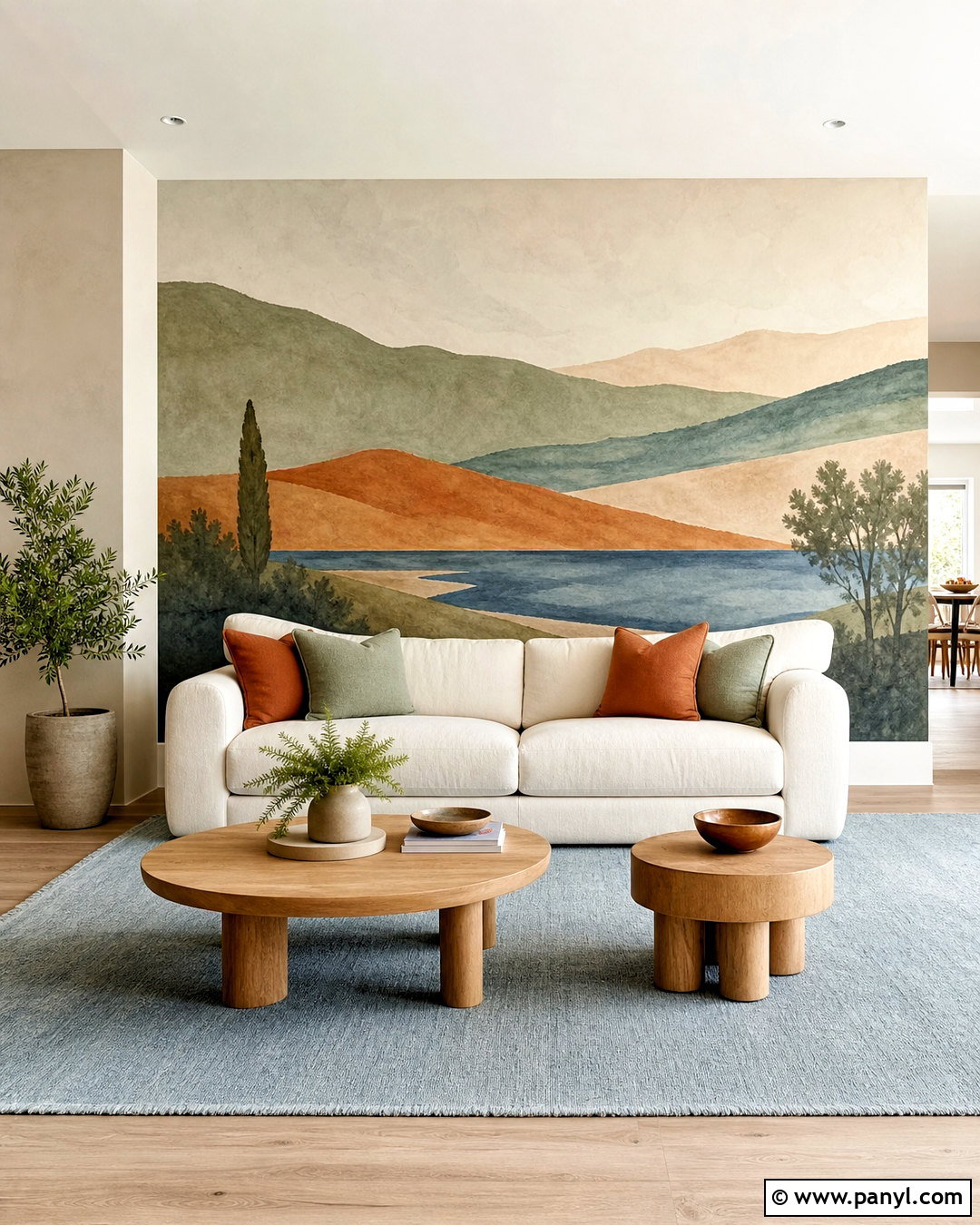 Hand Painted Wall Mural - 20 paint effects on walls