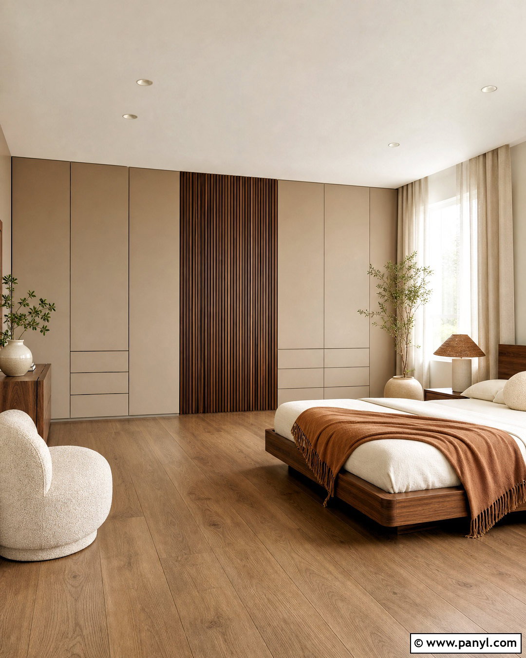 Handleless Wardrobe - 20 wardrobe design bedroom ideas