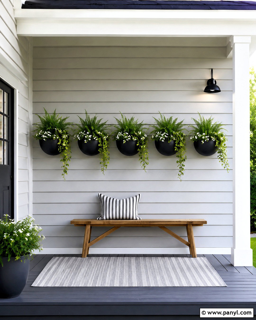 Hanging Planter Porch Wall - 20 porch wall design ideas