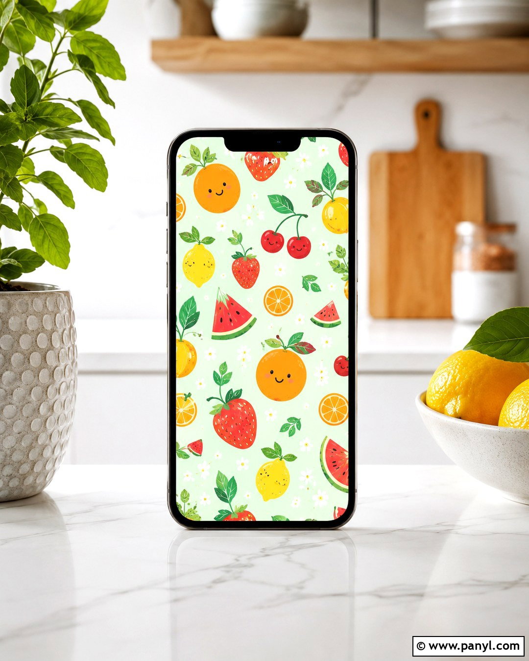 Happy Fruit Pattern Wallpaper - 20 Smile And Be Happy Wallpaper Ideas