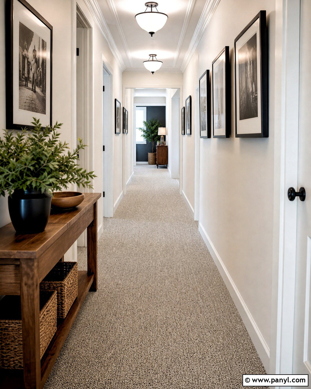 Heathered Berber Carpet for Hallway - 20 high traffic carpet ideas