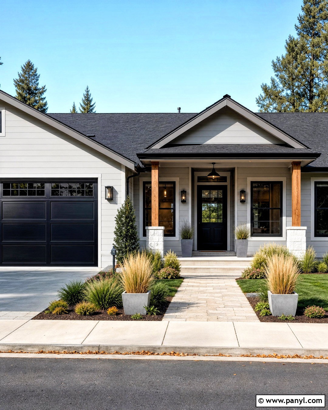 Heron Plume Exterior With Black Trim - 20 heron plume sherwin williams ideas