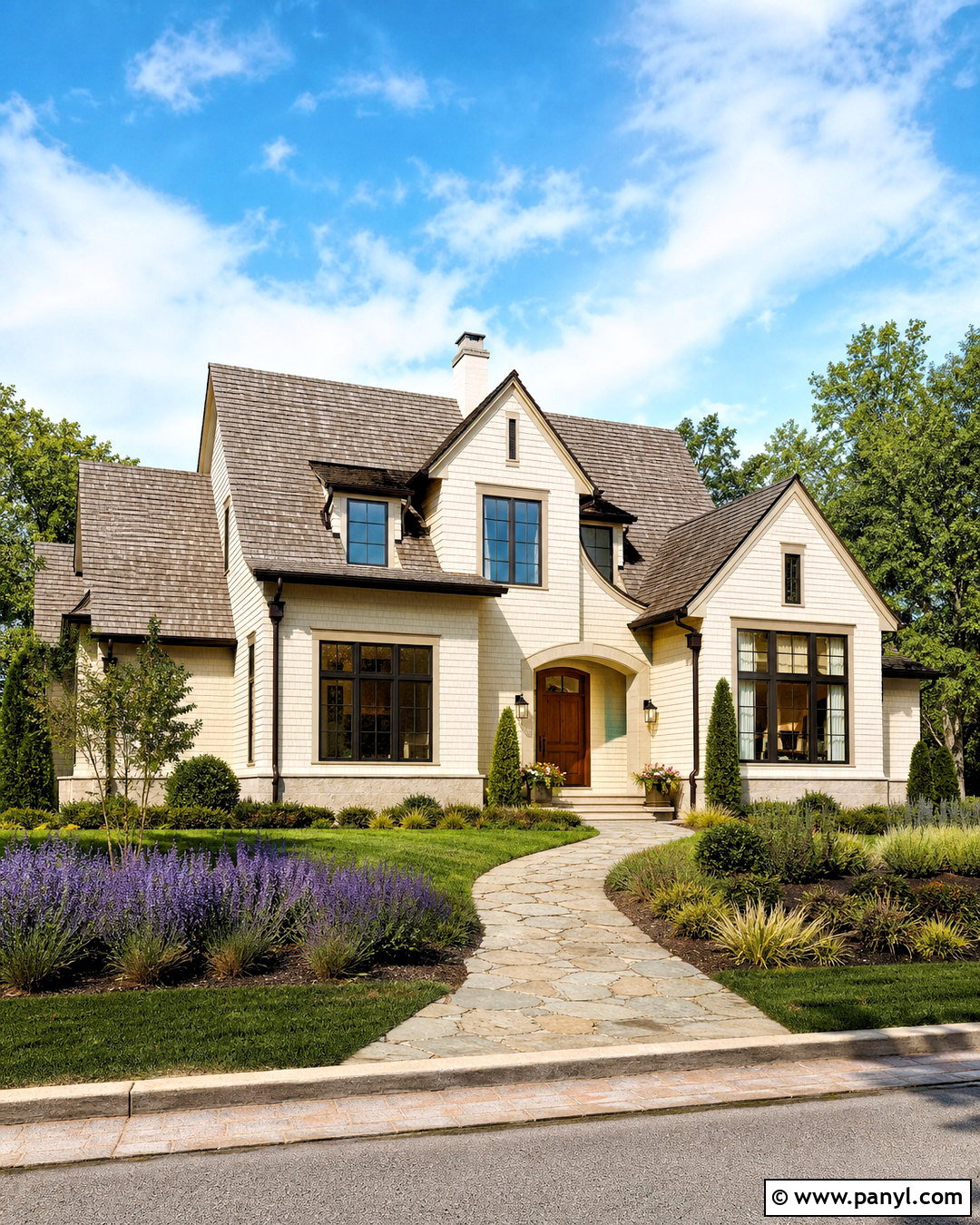 Heron Plume Exterior With Brown Accents - 20 heron plume sherwin williams ideas