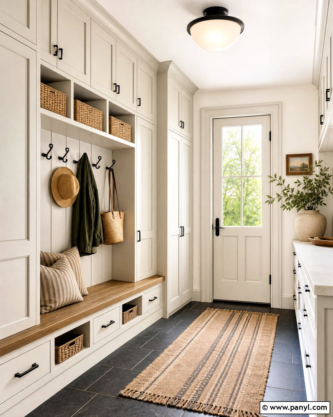 Heron Plume Mudroom With Storage - 20 heron plume sherwin williams ideas