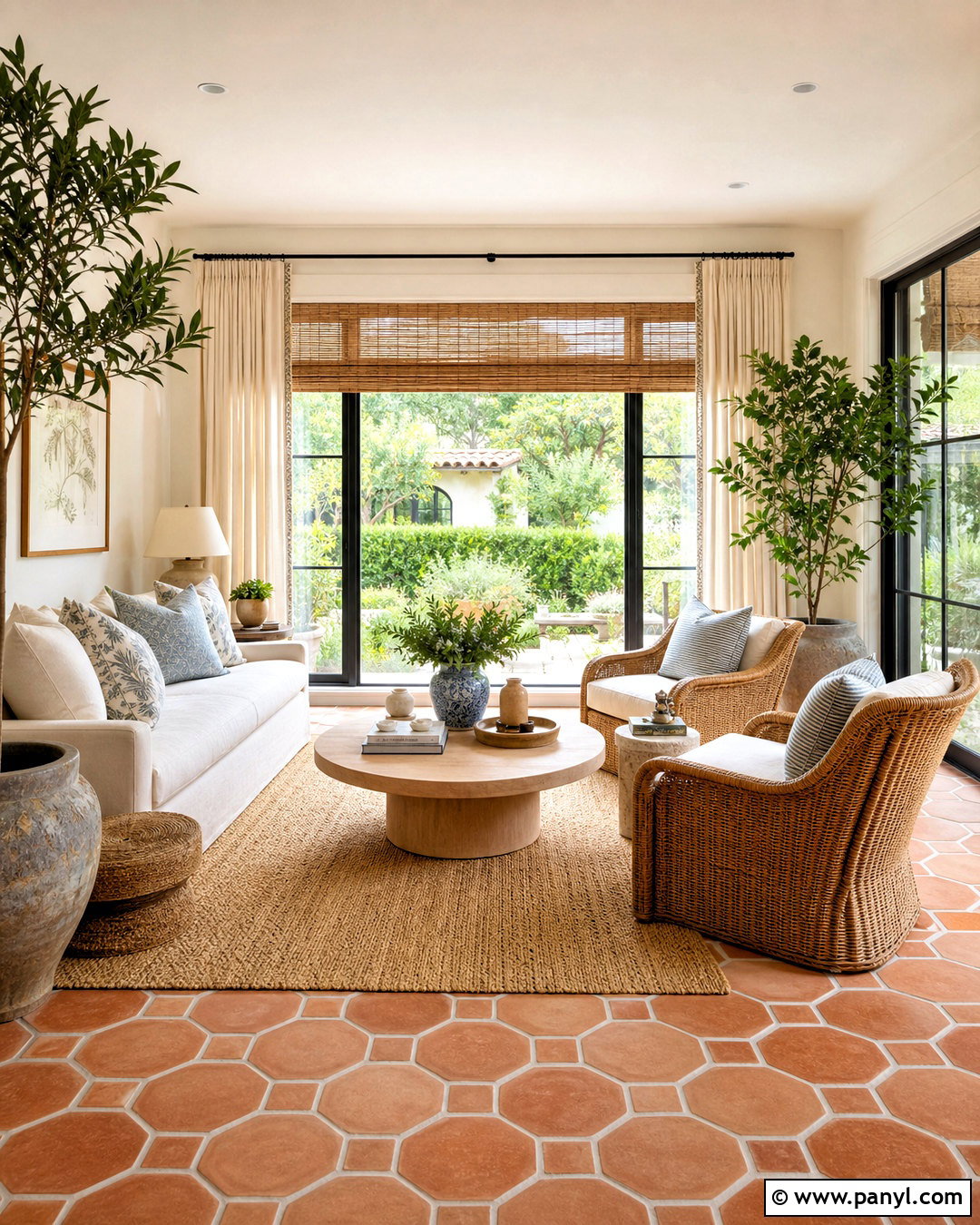 Heron Plume Sunroom With Wicker Furniture - 20 heron plume sherwin williams ideas