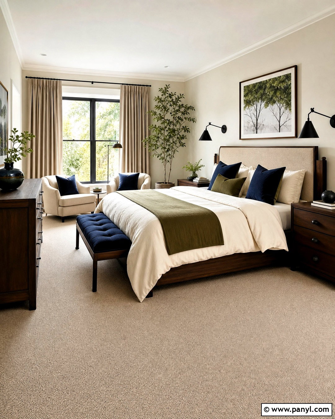 Herringbone Bedroom Carpet - 20 wall to wall carpet ideas bedrooms