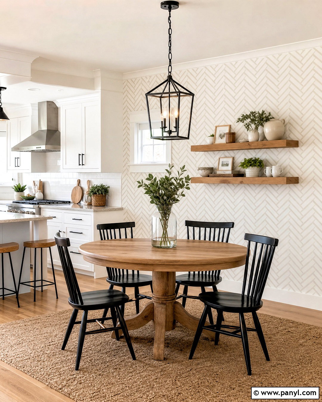 Herringbone Wall Stencil For Kitchen - 20 wall stencil ideas