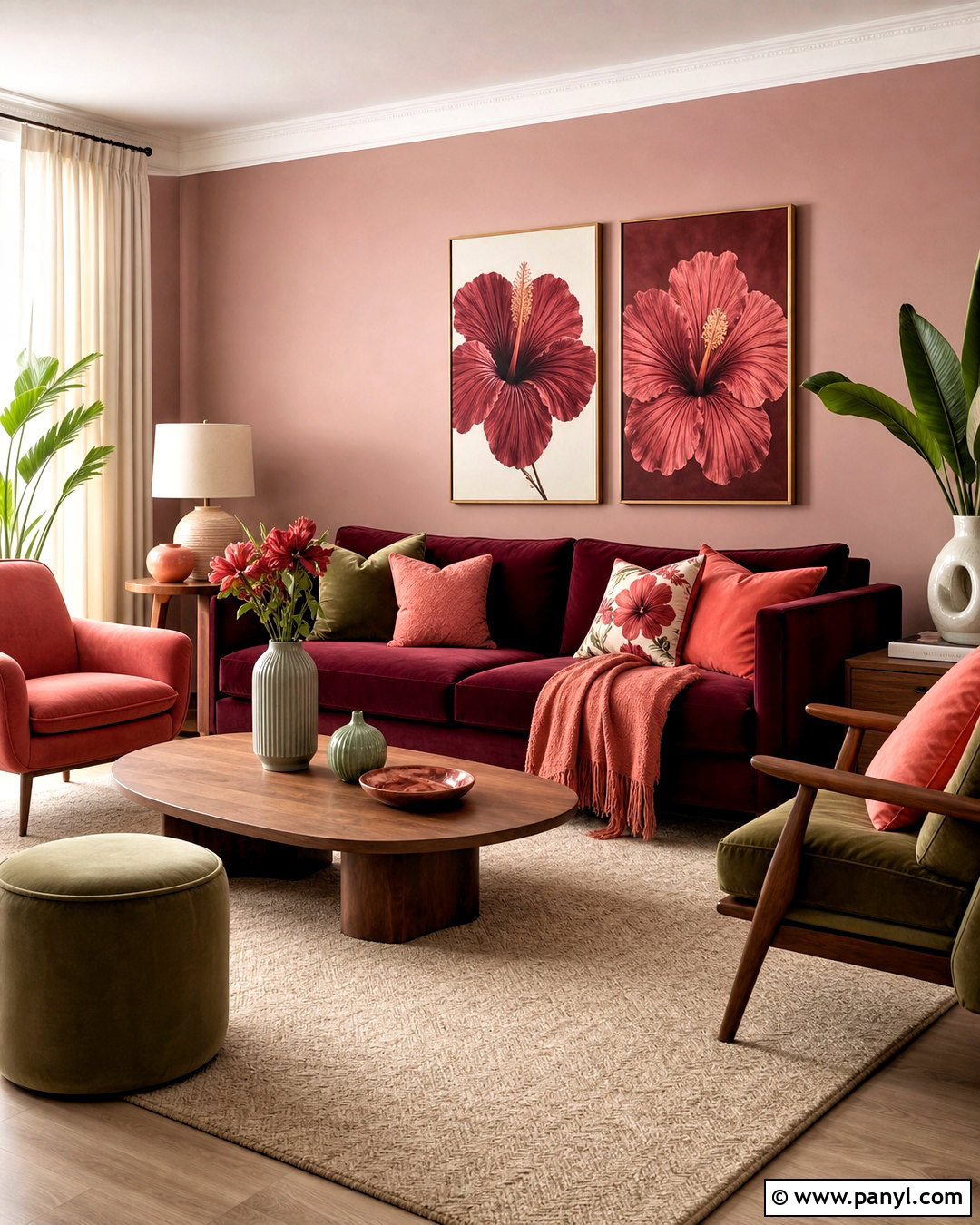 Hibiscus Tea Color Palette - 20 tea color palette ideas