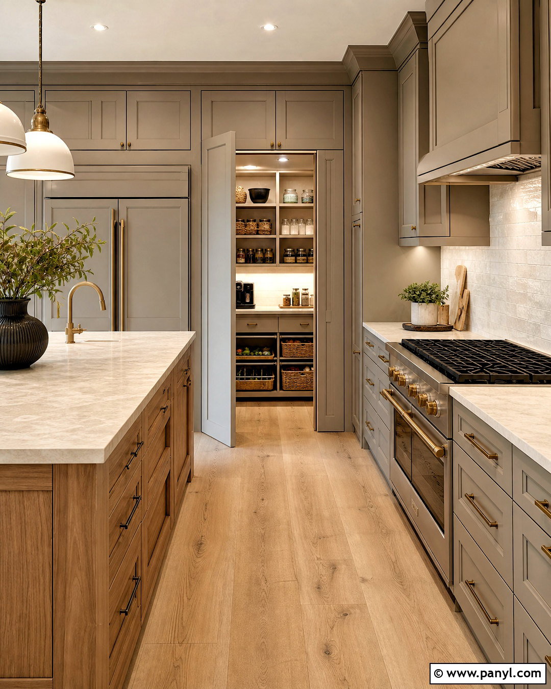 Hidden Pantry Kitchen - 20 kitchen design ideas