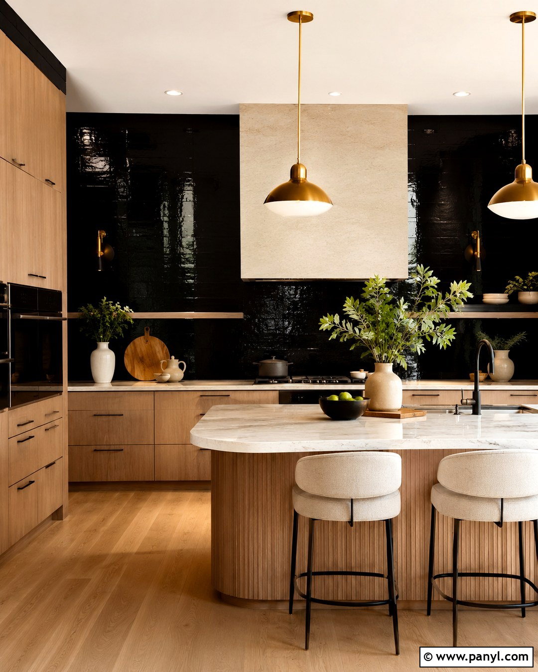 High Gloss Black Kitchen Walls - 20 High Gloss Black Walls