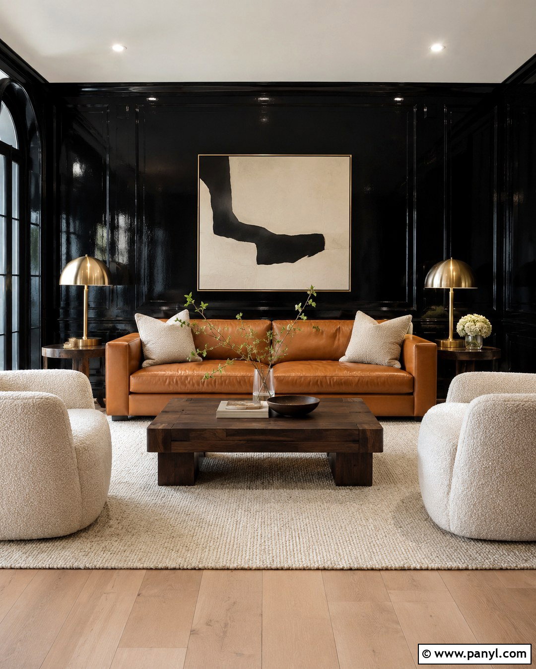 High Gloss Black Living Room Walls - 20 High Gloss Black Walls
