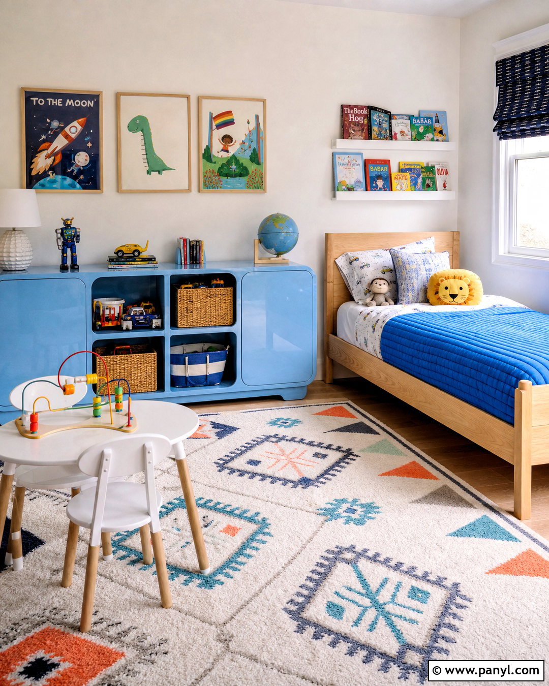 High Gloss Kids Room Storage - 20 high gloss furniture ideas