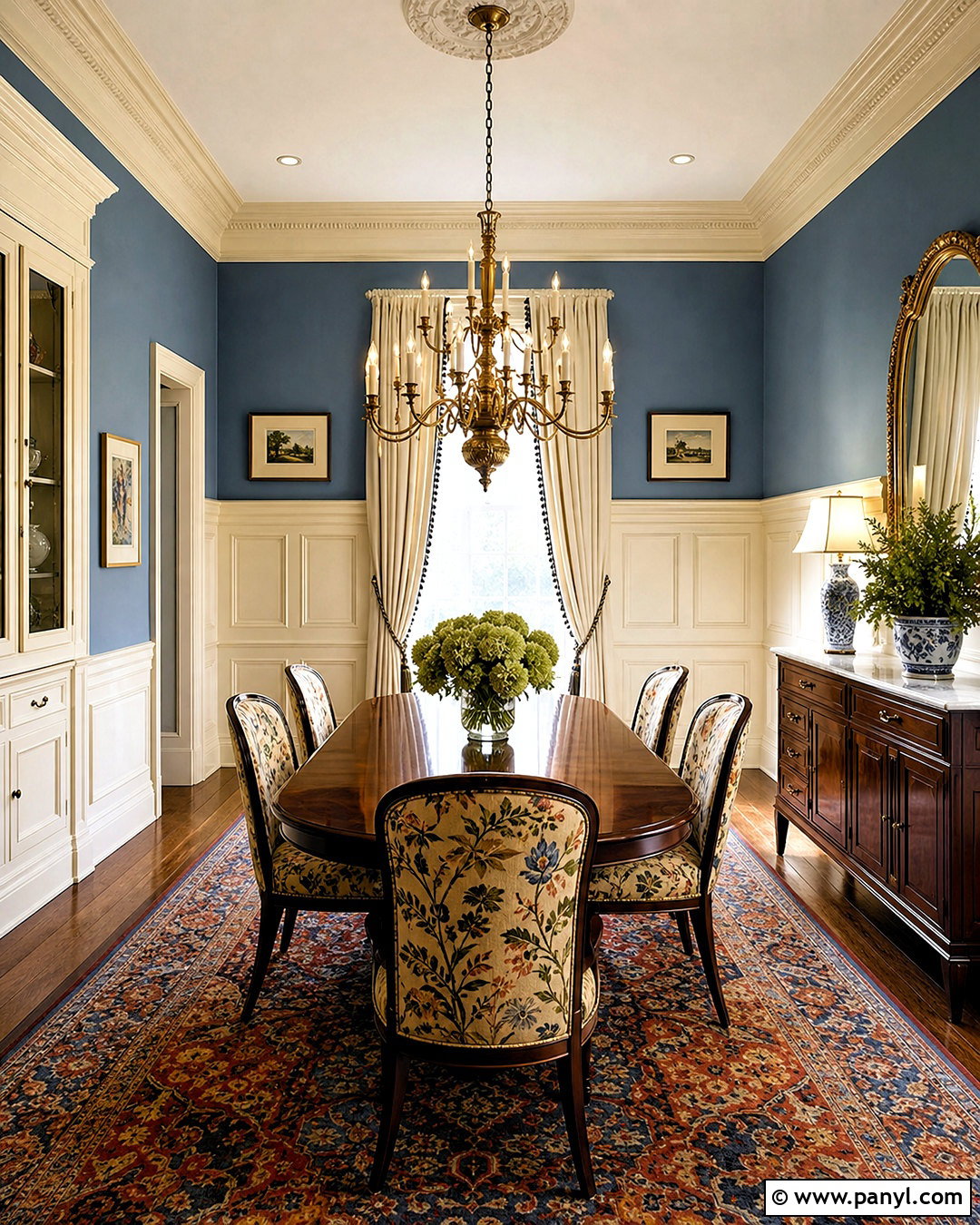 High Raised Panel Wainscoting Dining Room - 20 high wainscoting ideas