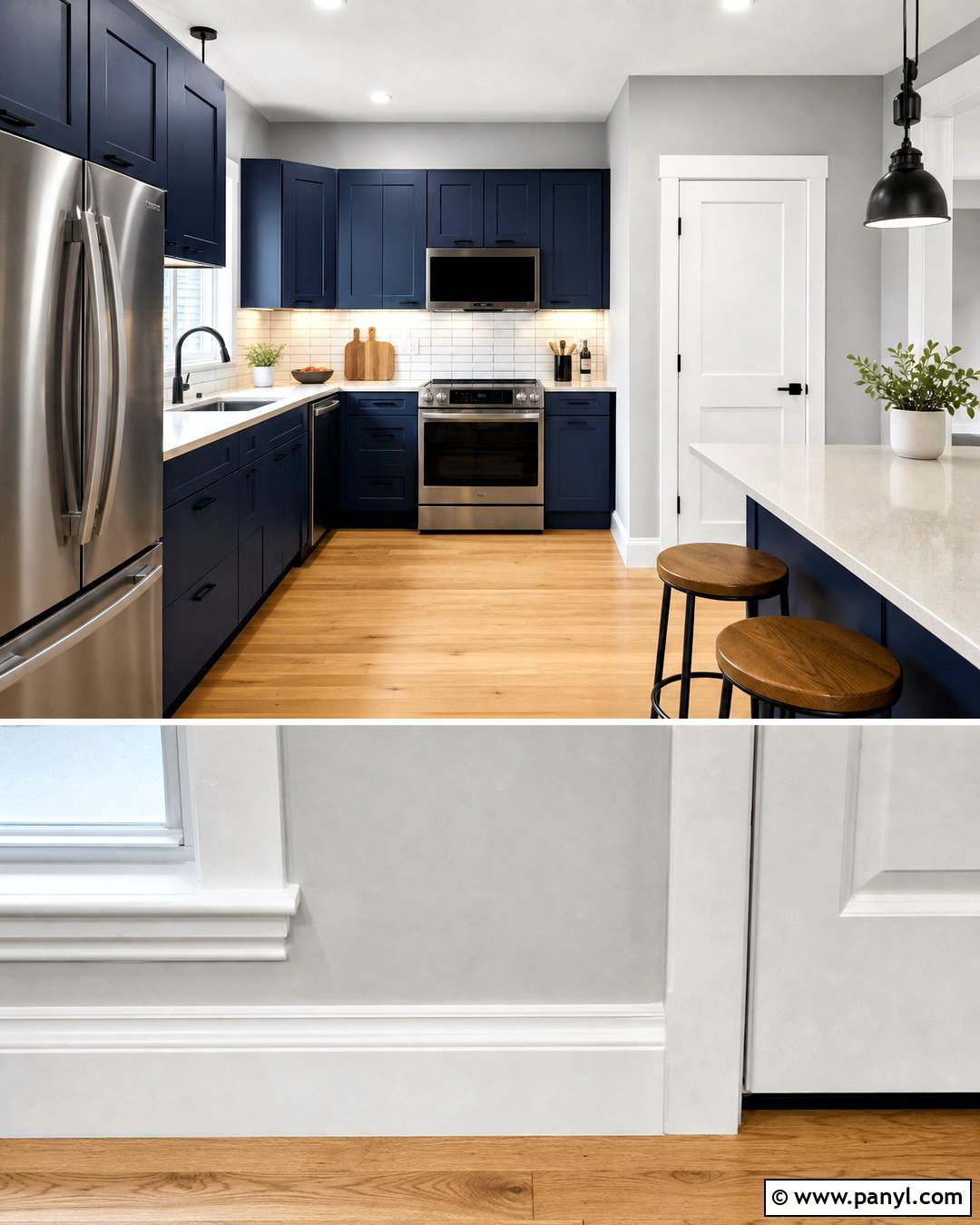 High Reflective White Trim - 20 white trim paint color ideas