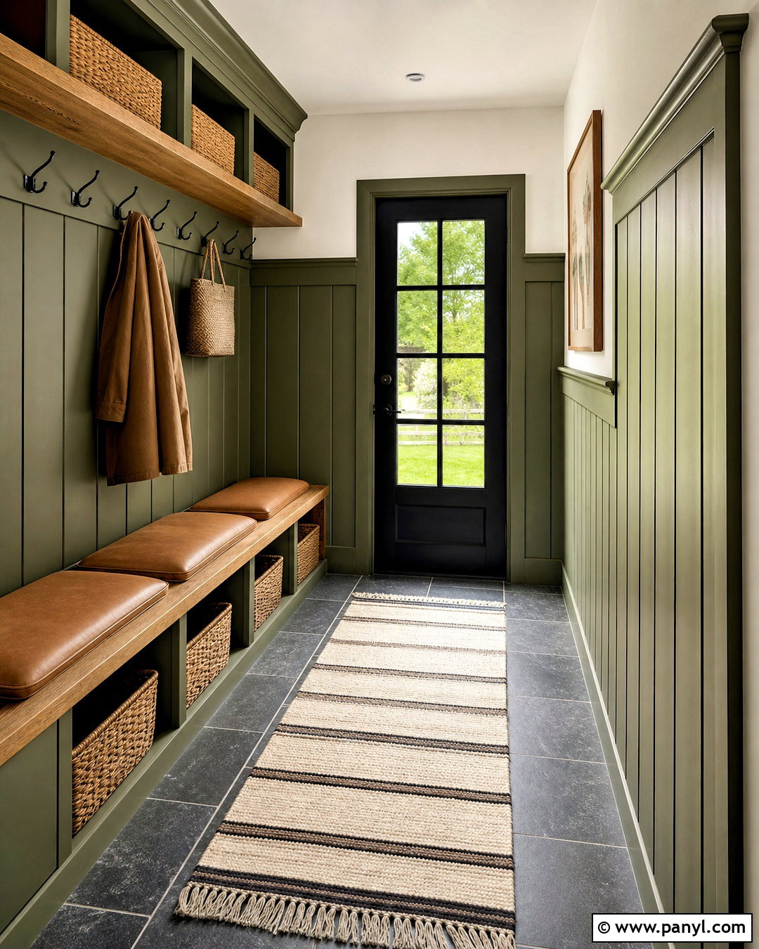 High Wainscoting Mudroom - 20 high wainscoting ideas