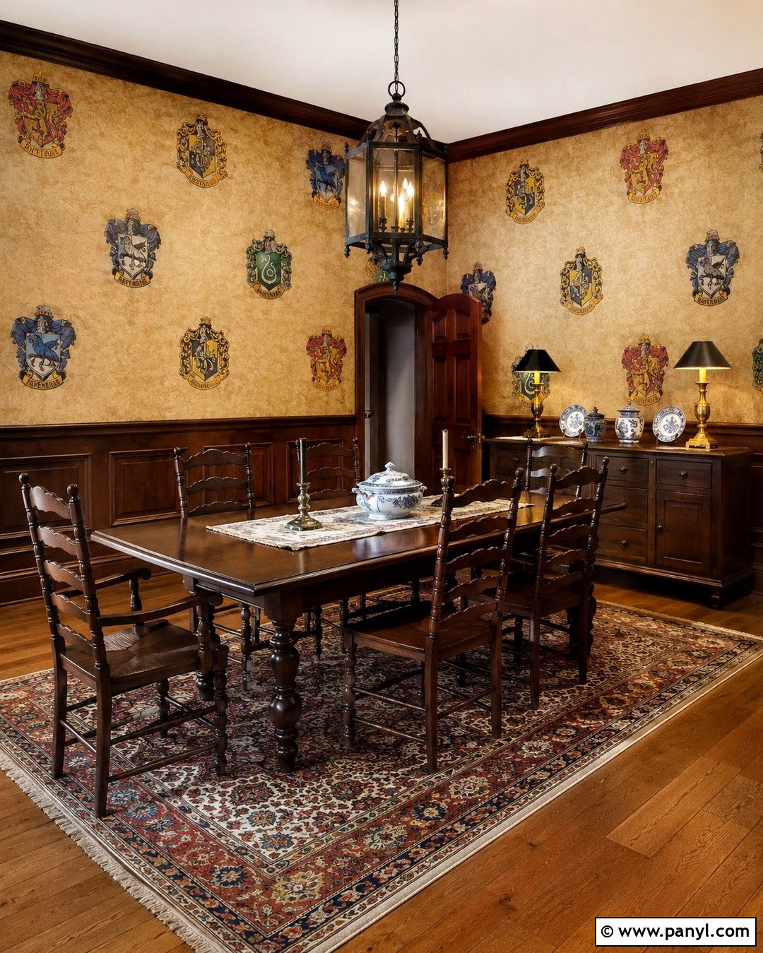 Hogwarts Crest Dining Room Wallpaper - 20 Hogwarts Dining Hall Wallpaper Ideas