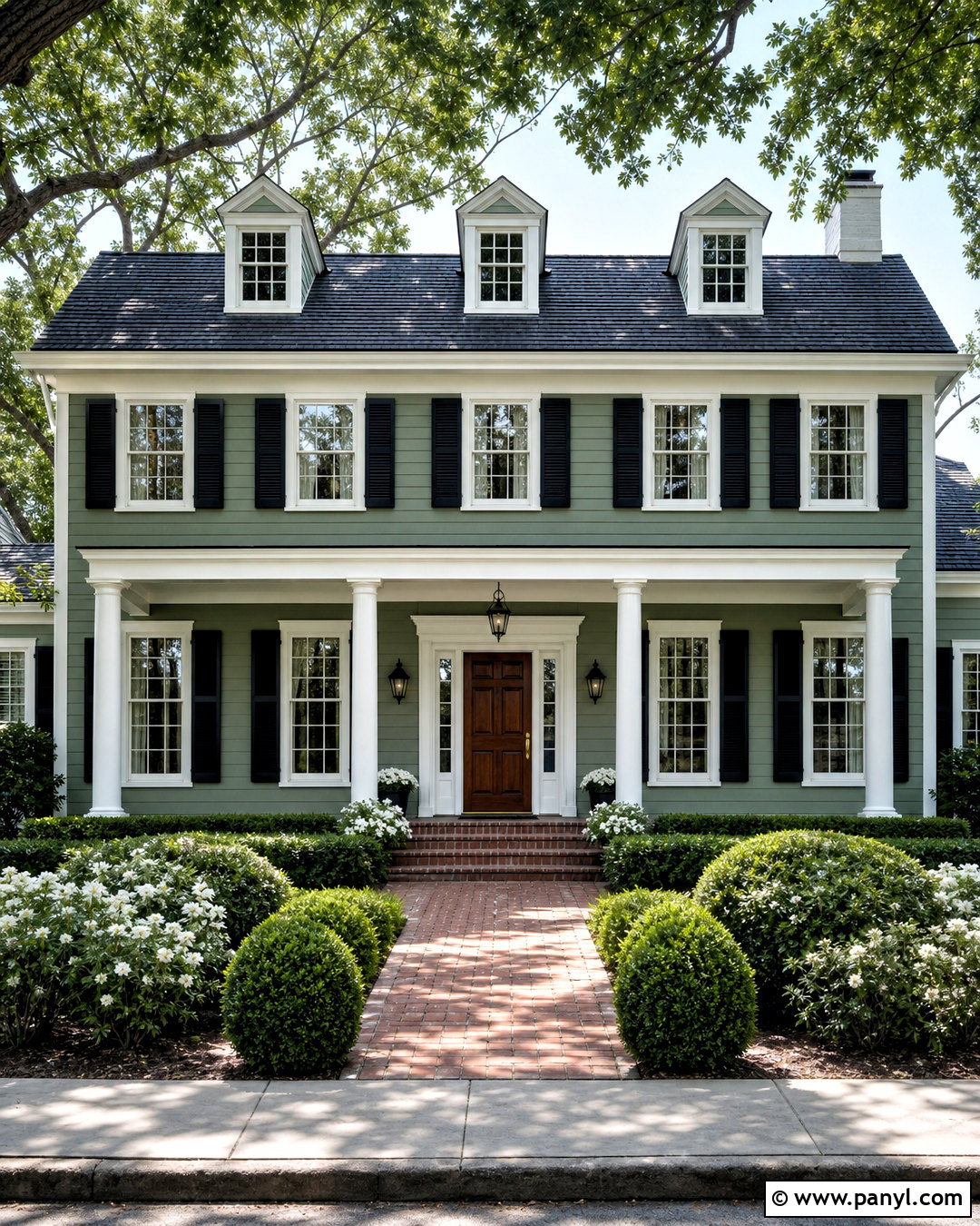 Hollingsworth Green Colonial Exterior - 20 hollingsworth green benjamin moore ideas