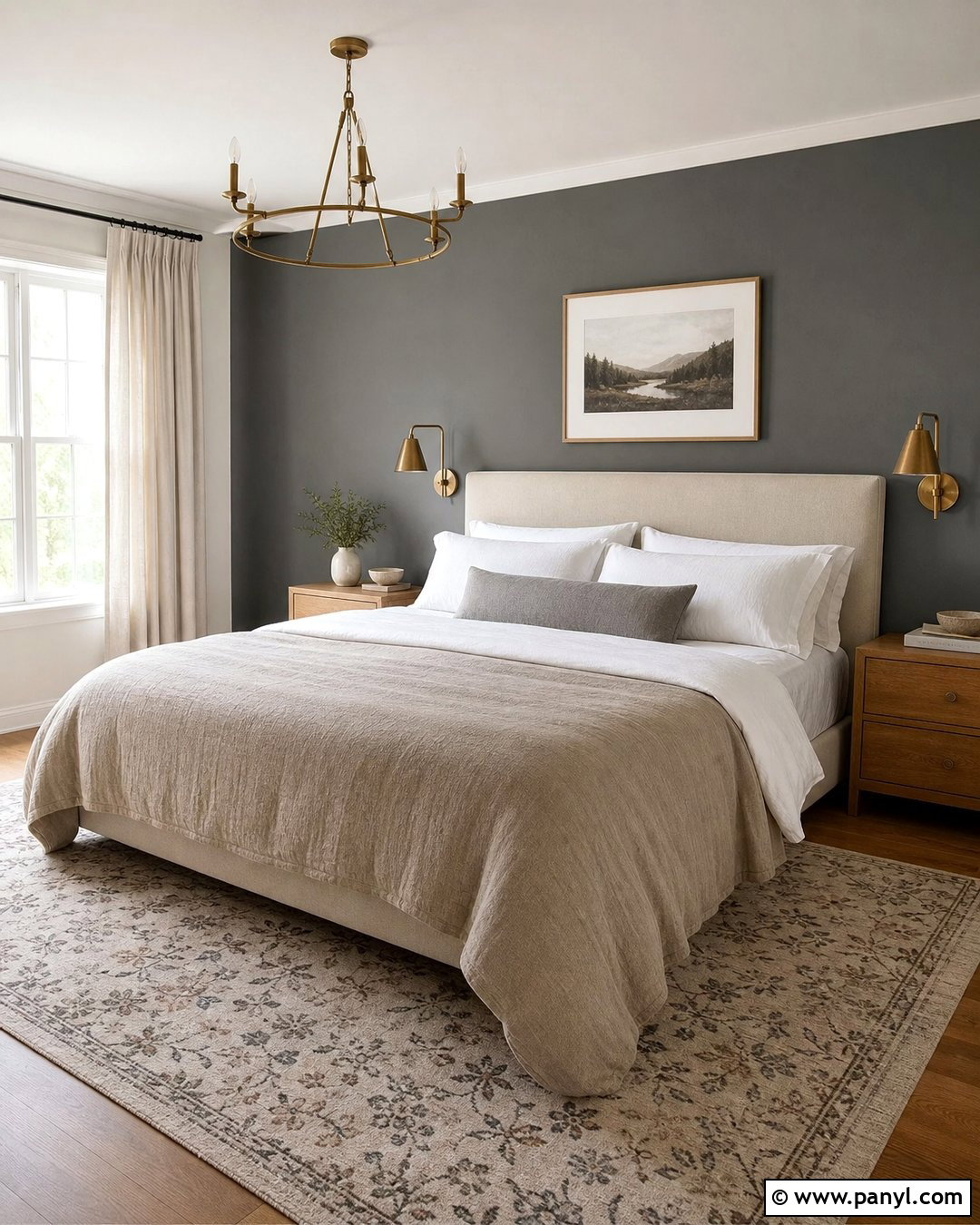 Homburg Gray Bedroom Accent Wall - 20 Homburg Gray Accent Wall Ideas