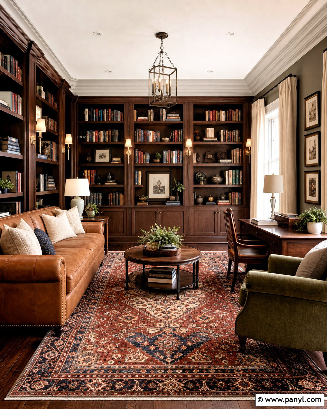 Home Library Room - 20 empty rooms interior ideas