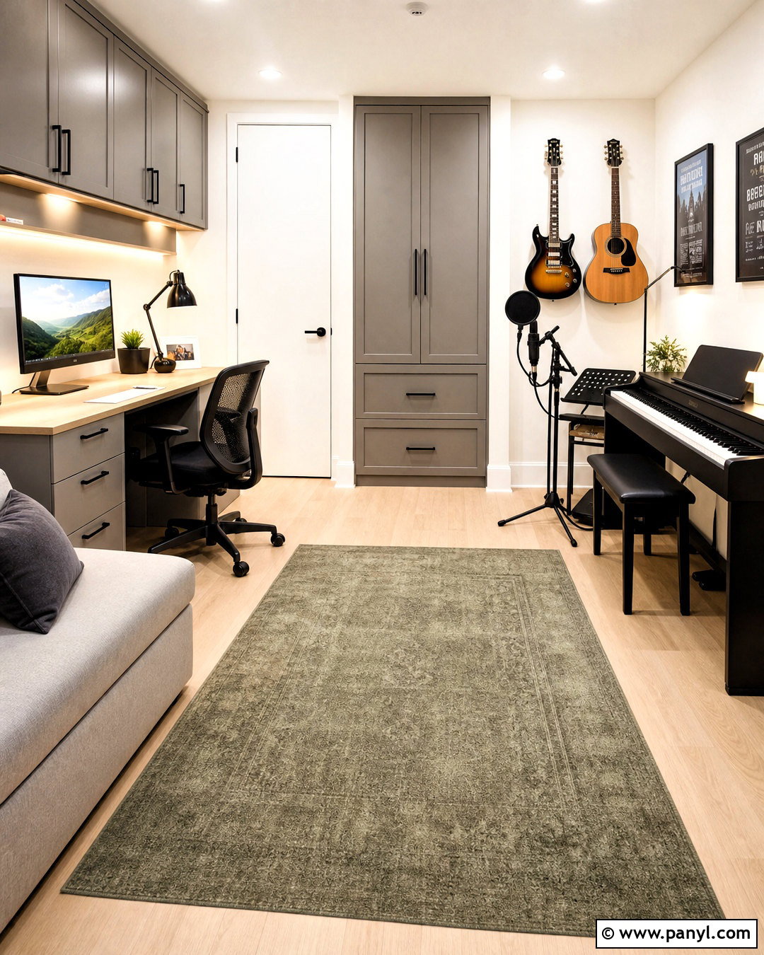 Home Office And Family Music Room - 20 family music room ideas