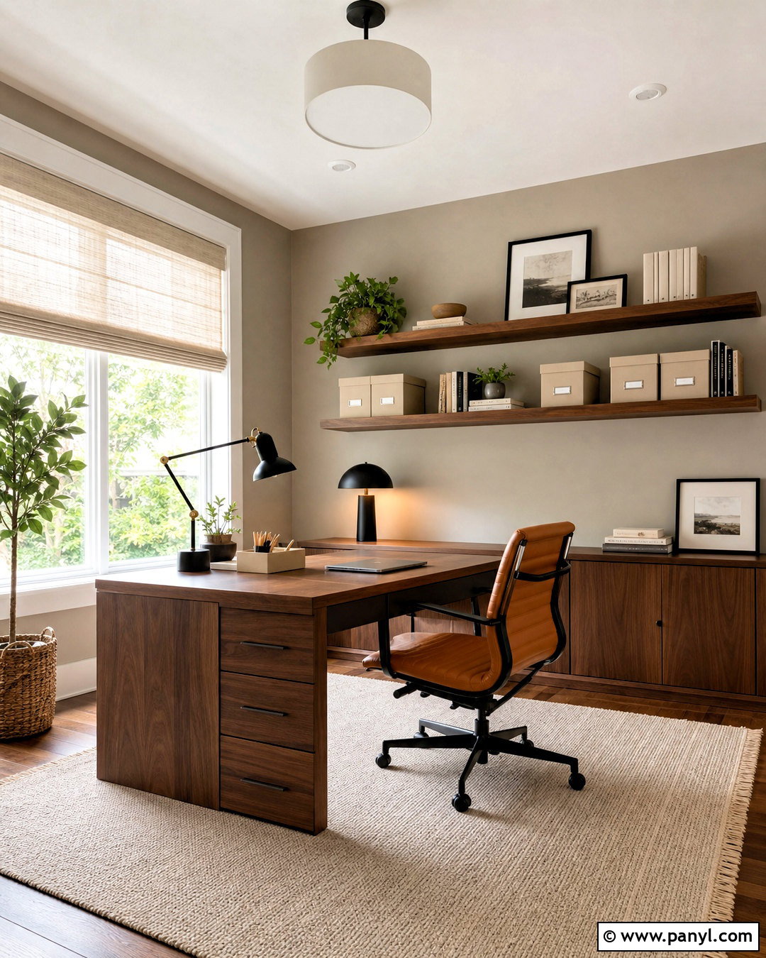 Home Office Beige Accent Wall - 20 beige accent wall ideas