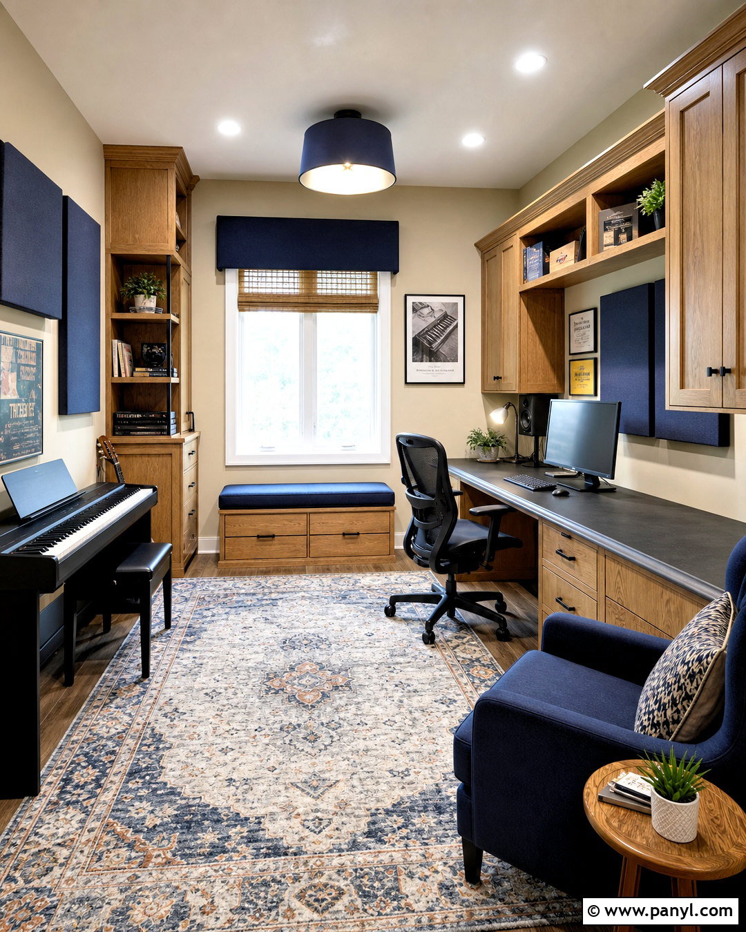 Home Office Music Room - 20 home music room design ideas