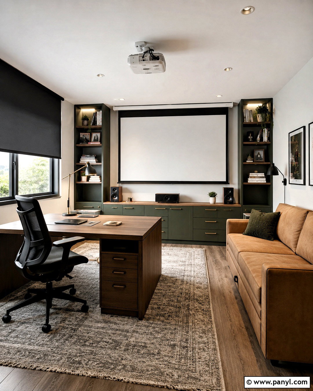 Home Office Projector Setup - 20 projector setup ideas