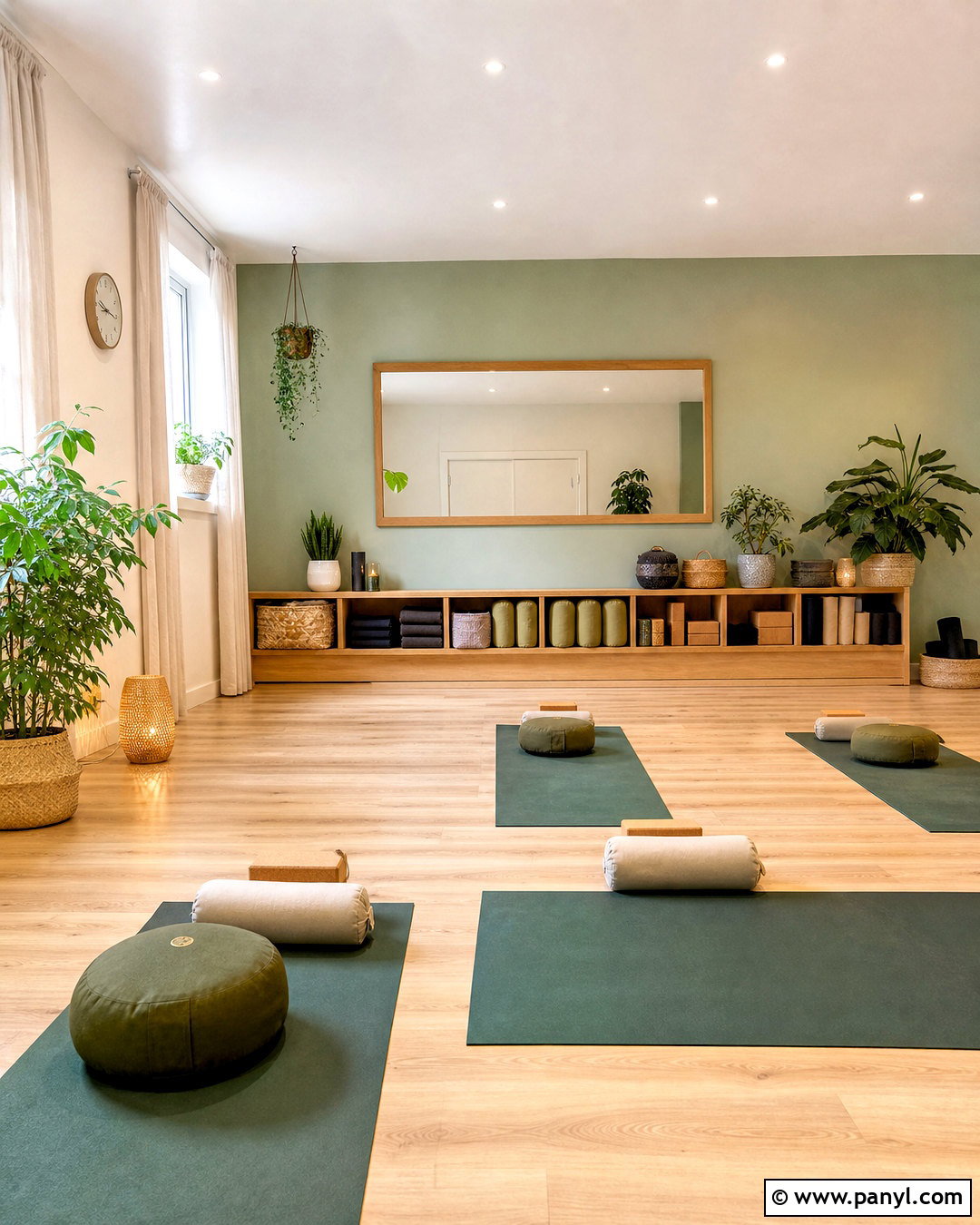 Home Yoga Gym - 20 gym decorating ideas