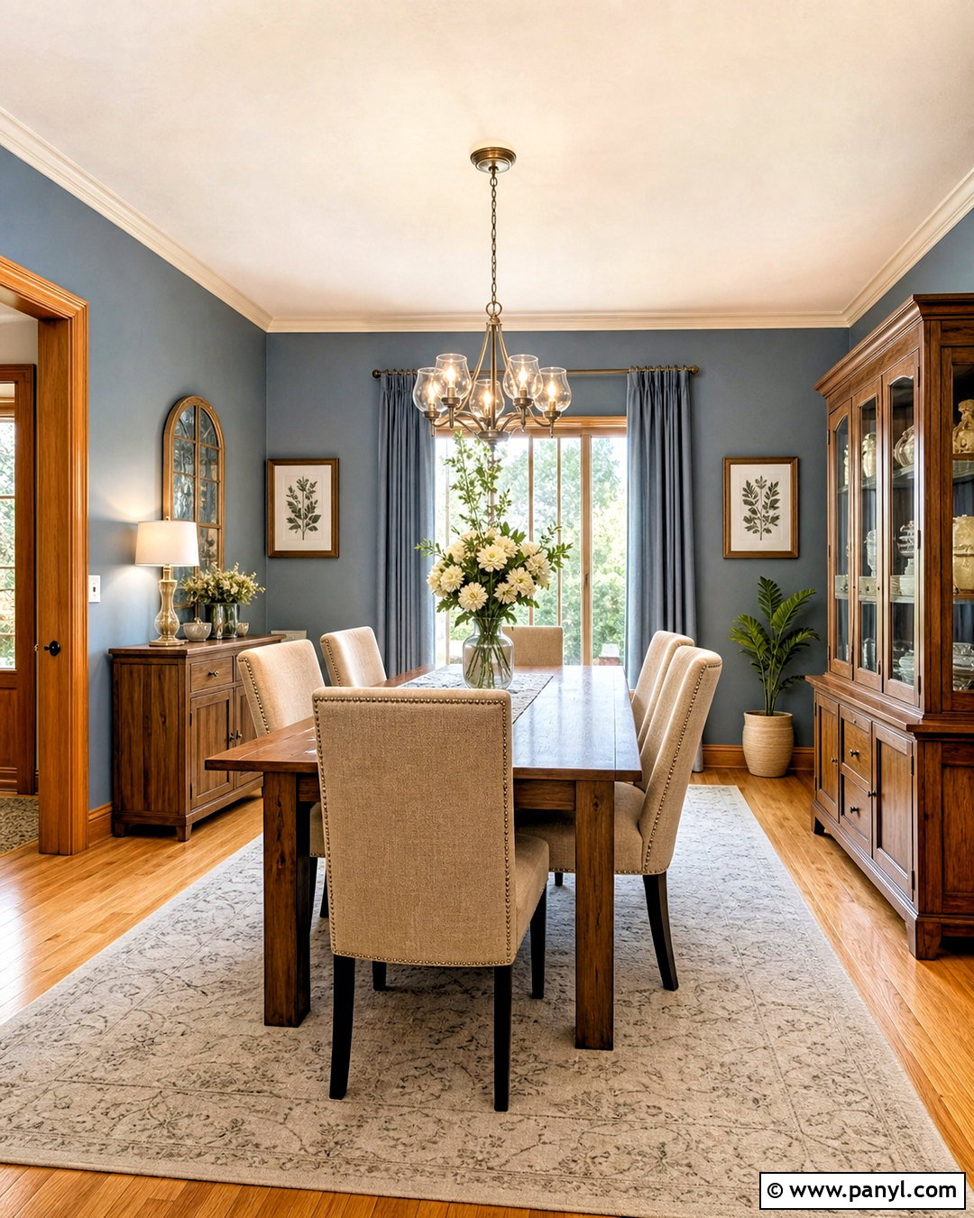 Honey Oak And Dusty Blue - 20 honey oak color palette ideas