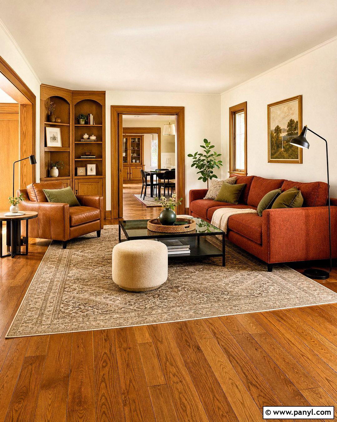 Honey Oak And Soft Rust - 20 honey oak color palette ideas
