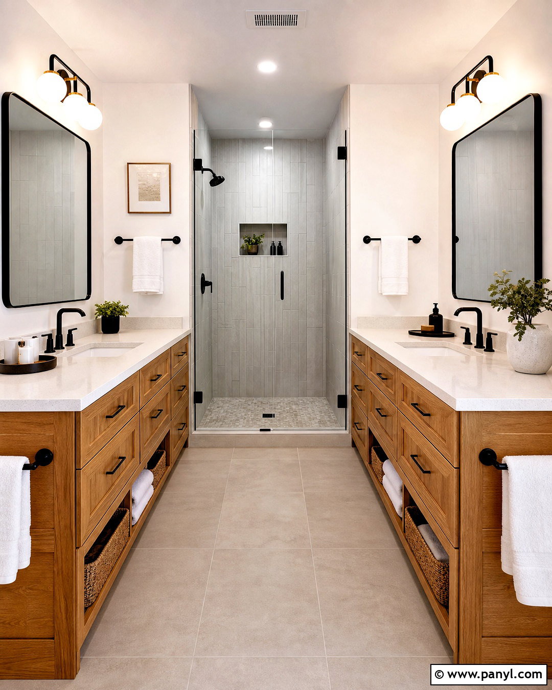 Honey Oak Double Vanity Bathroom - 20 honey oak bathroom ideas