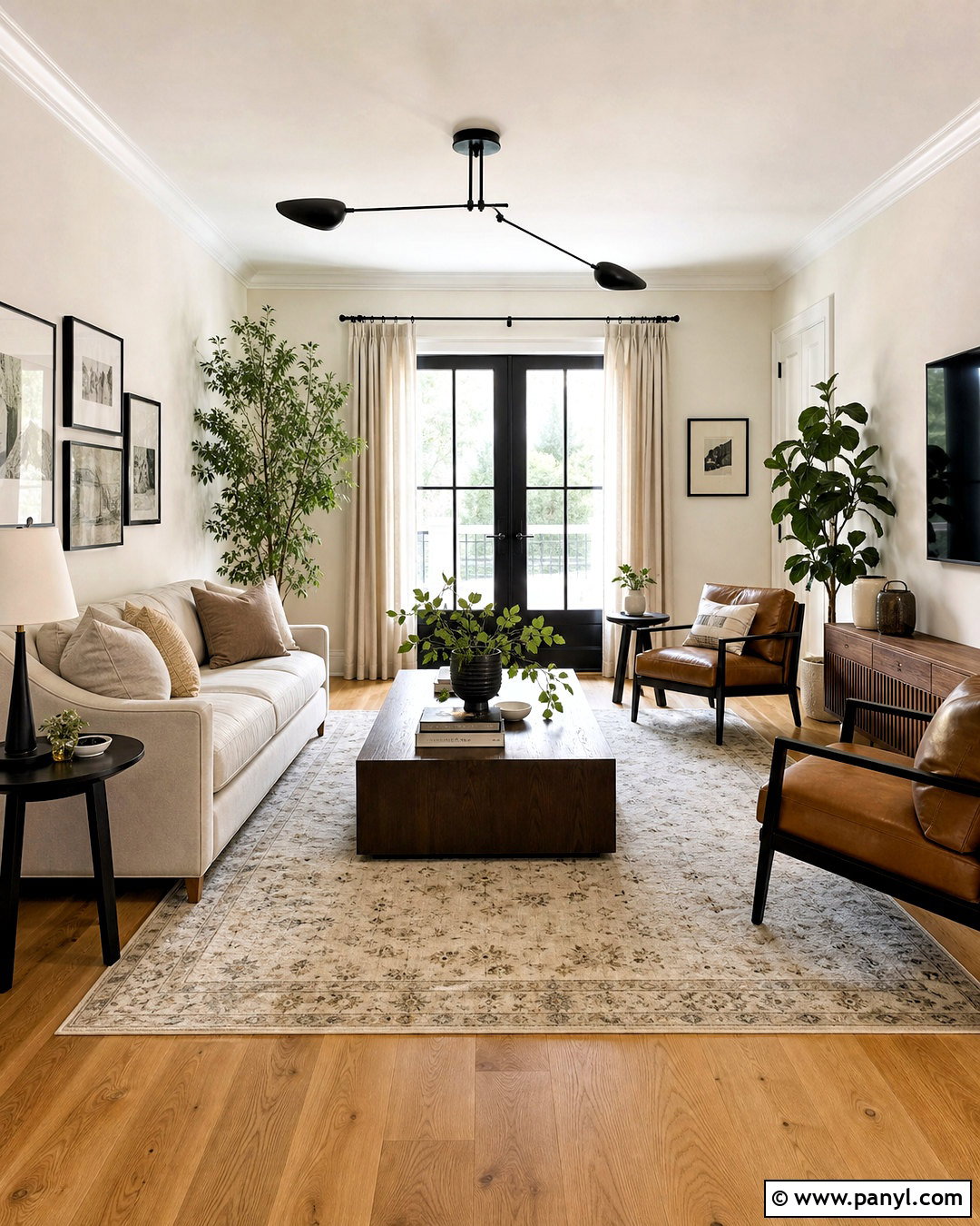Honey Oak Floors With Warm White Walls - 20 honey oak floors living room ideas