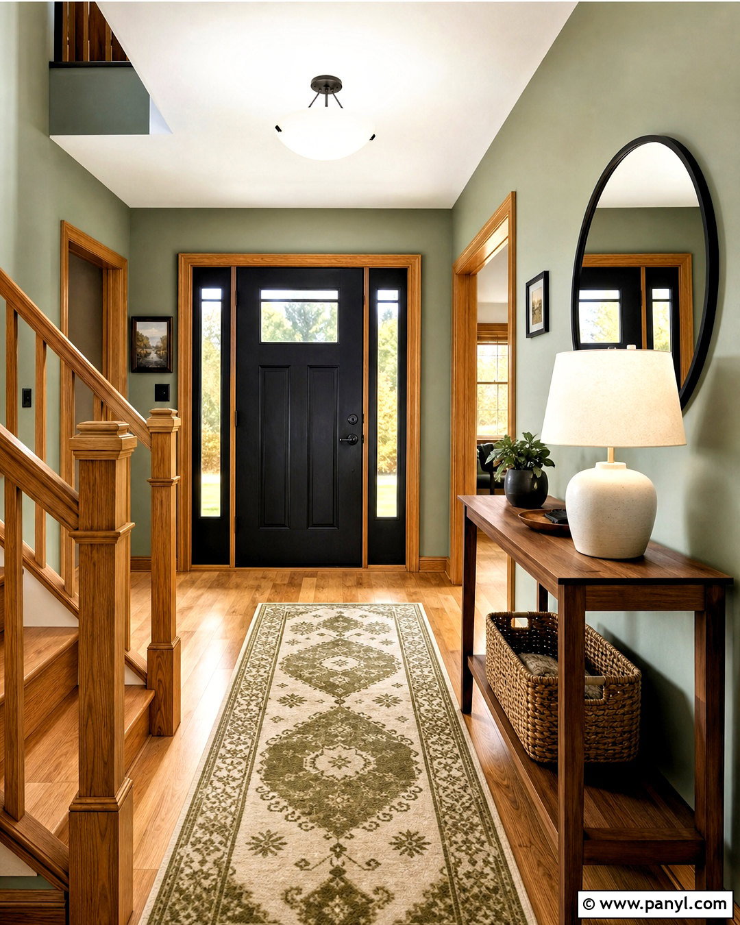 Honey Oak Trim Entryway - 20 honey oak trim ideas
