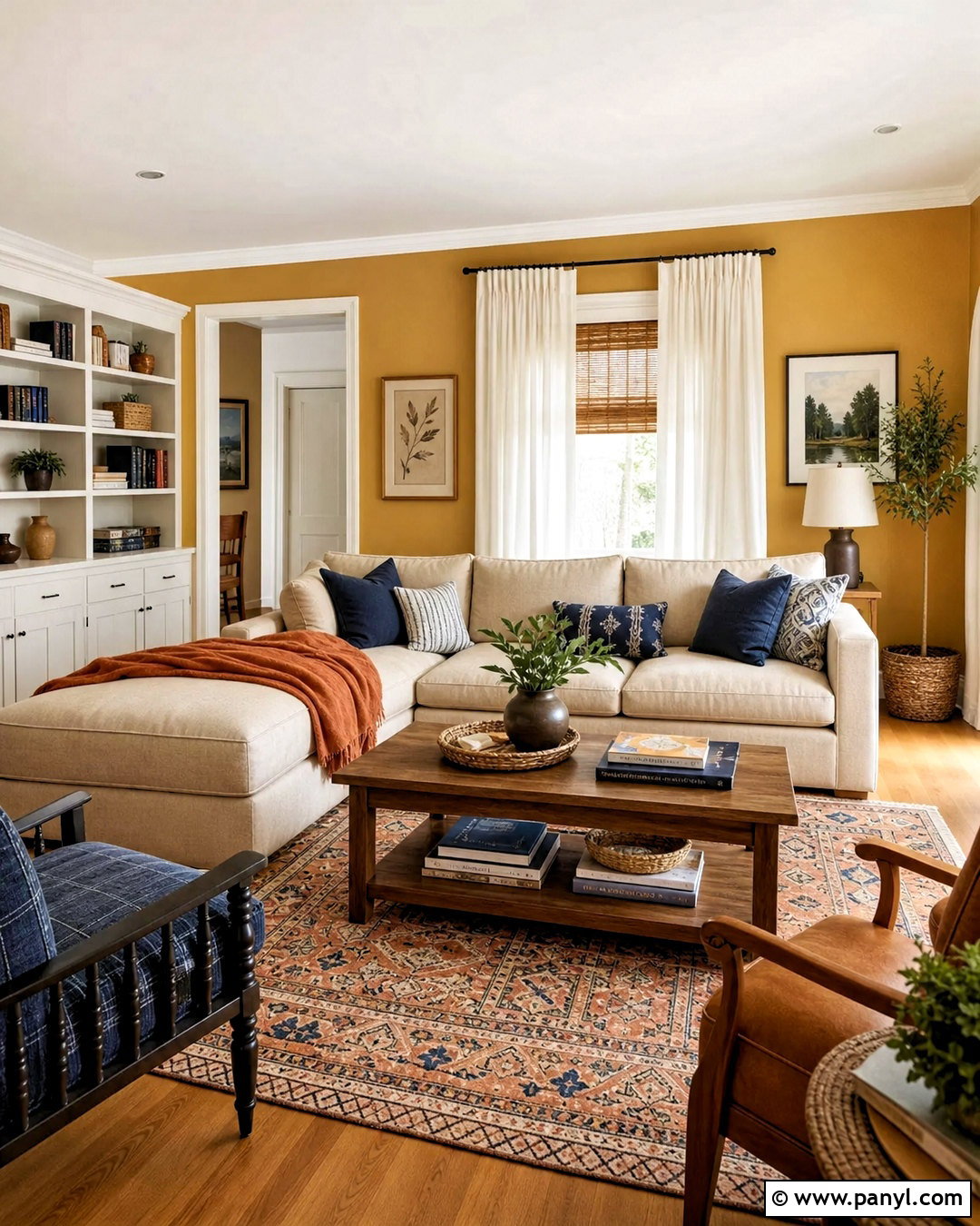 Honey Yellow Paint Family Room - 20 yellow paint colors
