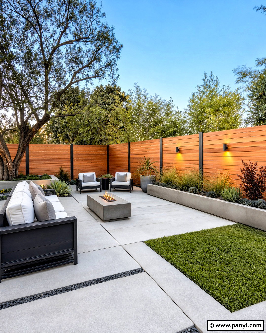 Horizontal Cedar Fence Wall - 20 fence wall design ideas