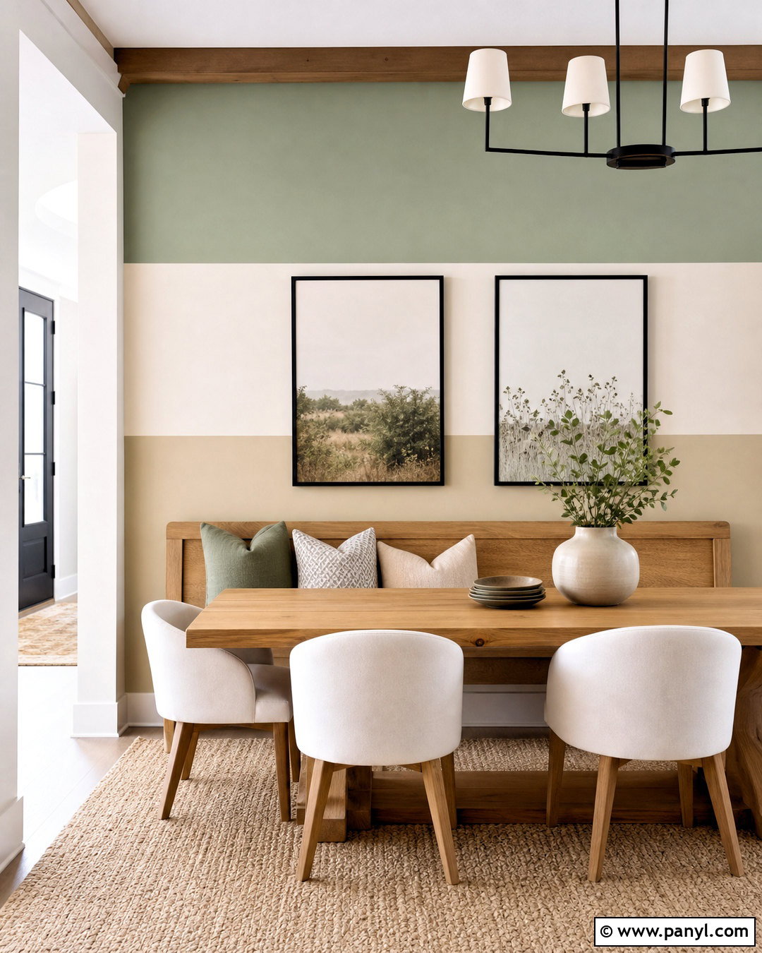 Horizontal Stripe Wall Painting - 20 fun wall painting ideas