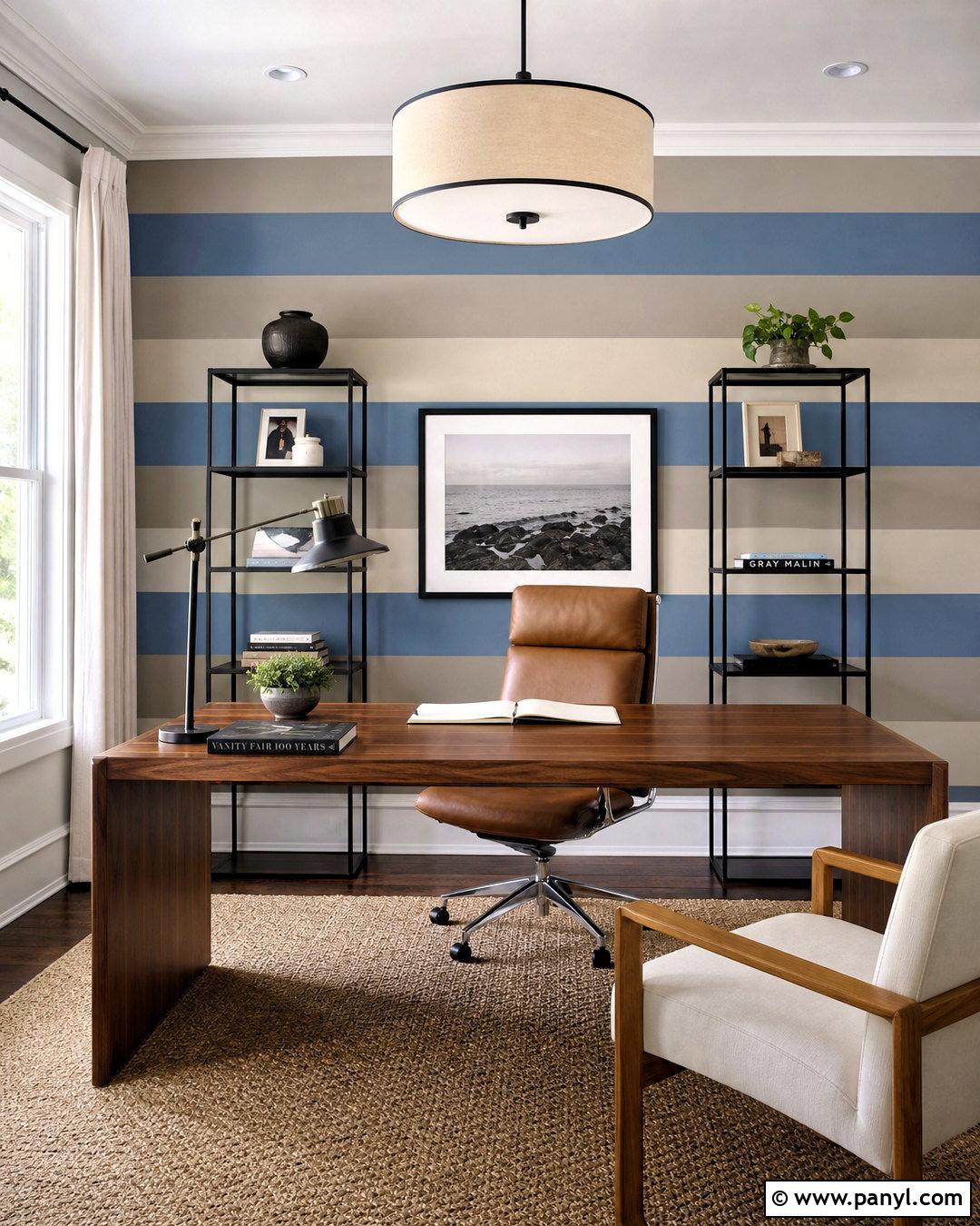 Horizontal Stripe Wall Painting - 20 wall painting patterns ideas
