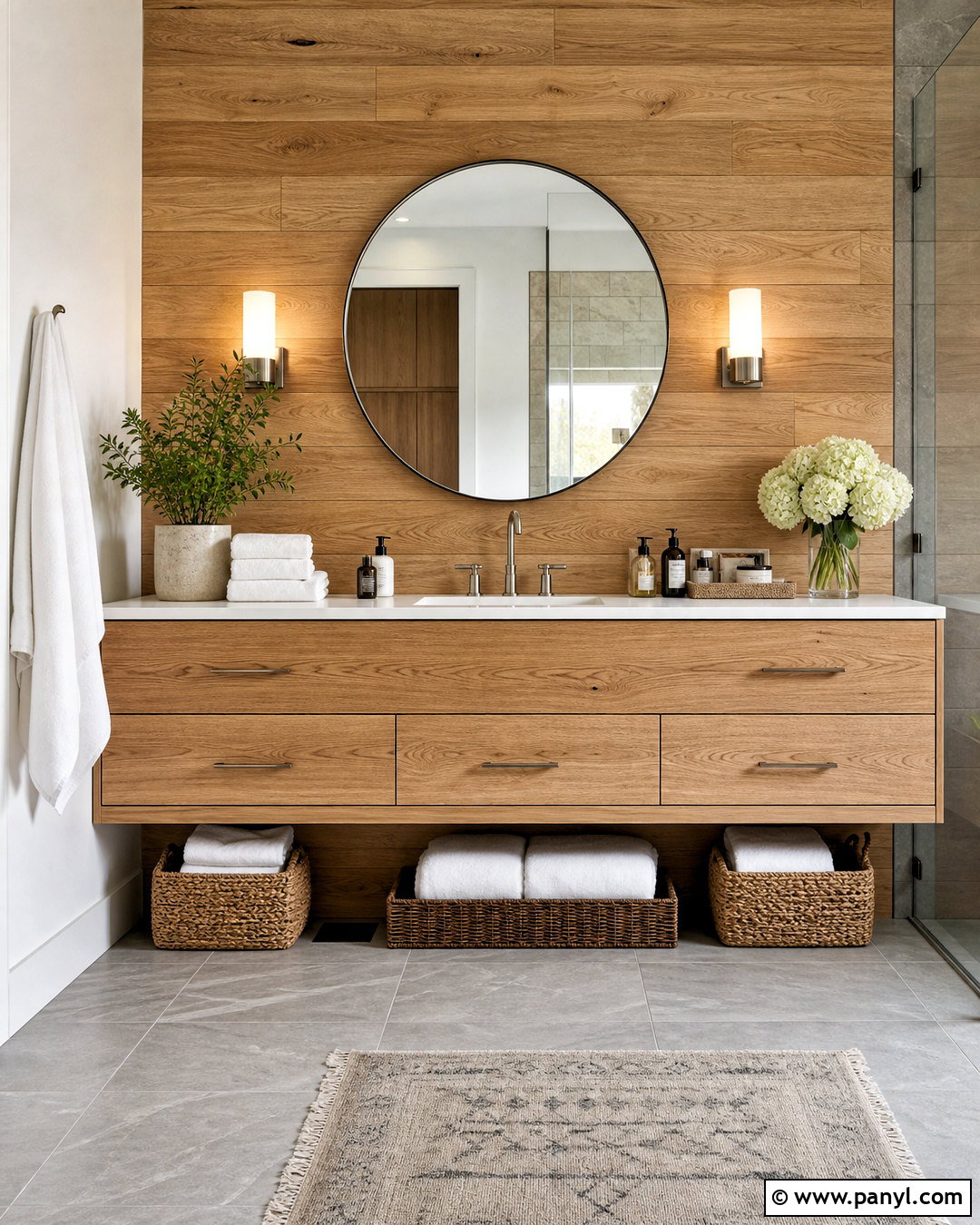 Horizontal Wood Grain Texture Bathroom - 20 grain texture ideas