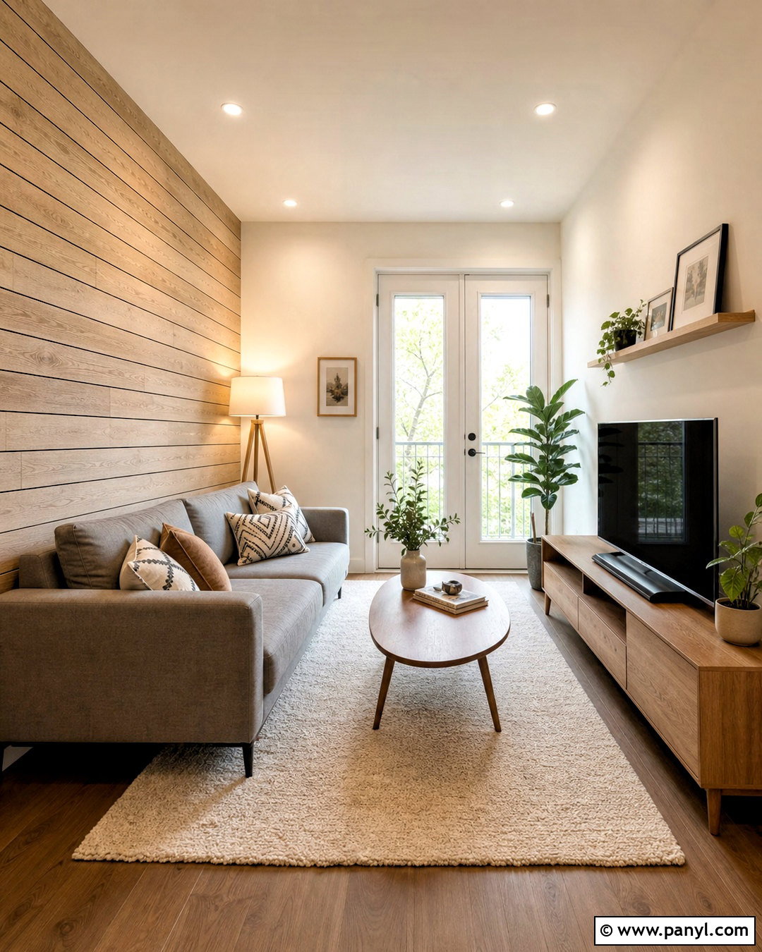 Horizontal Wood Slat Accent Wall - 20 modern wood accent wall ideas