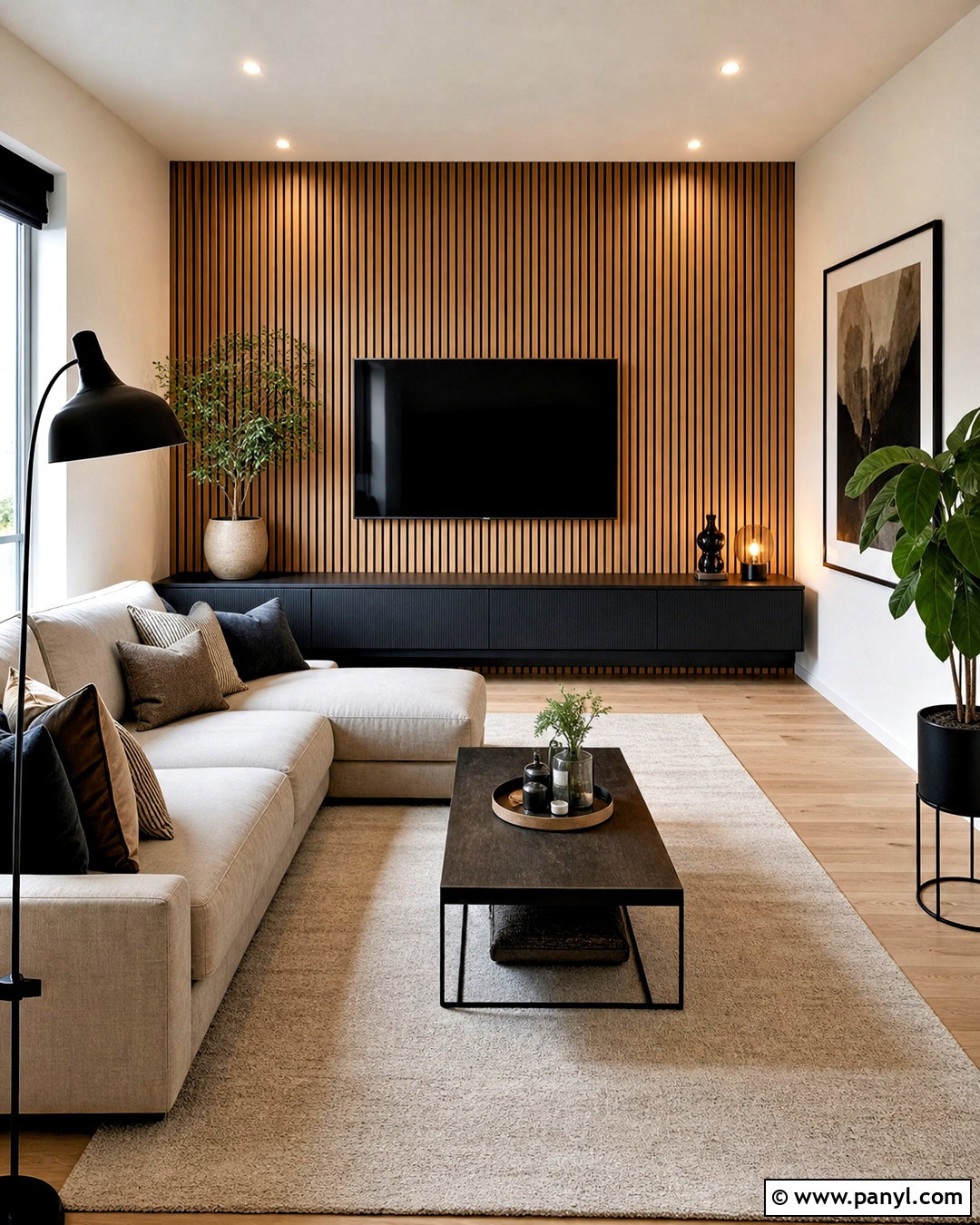 20 Wood Behind TV on Wall Ideas for a Sleek Media Space