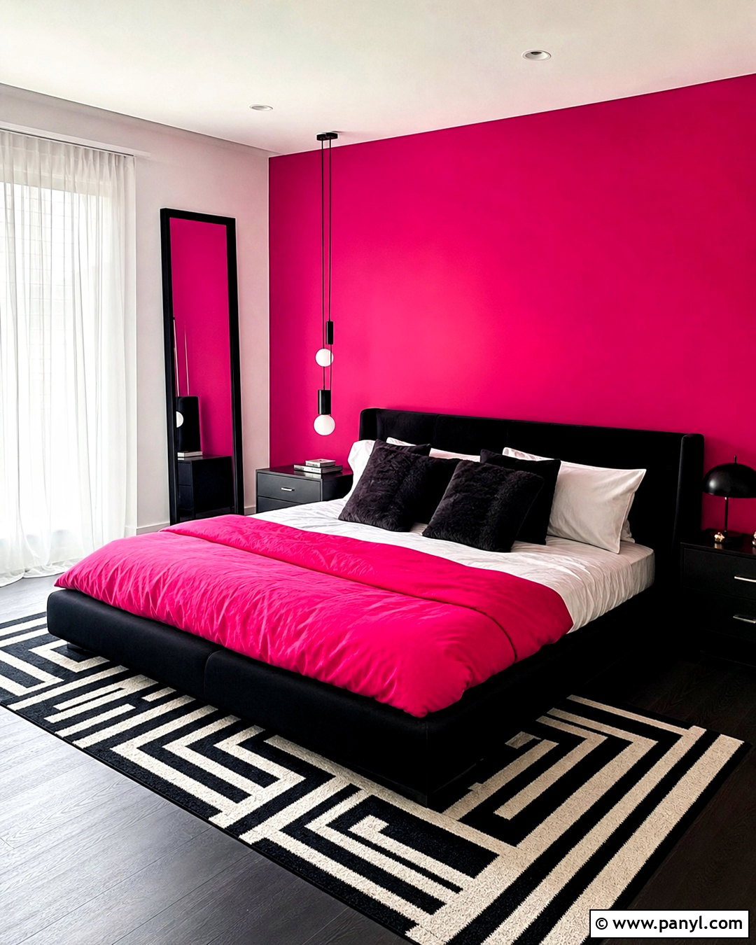 Hot Pink And Black Room - 20 hot pink room aesthetic ideas