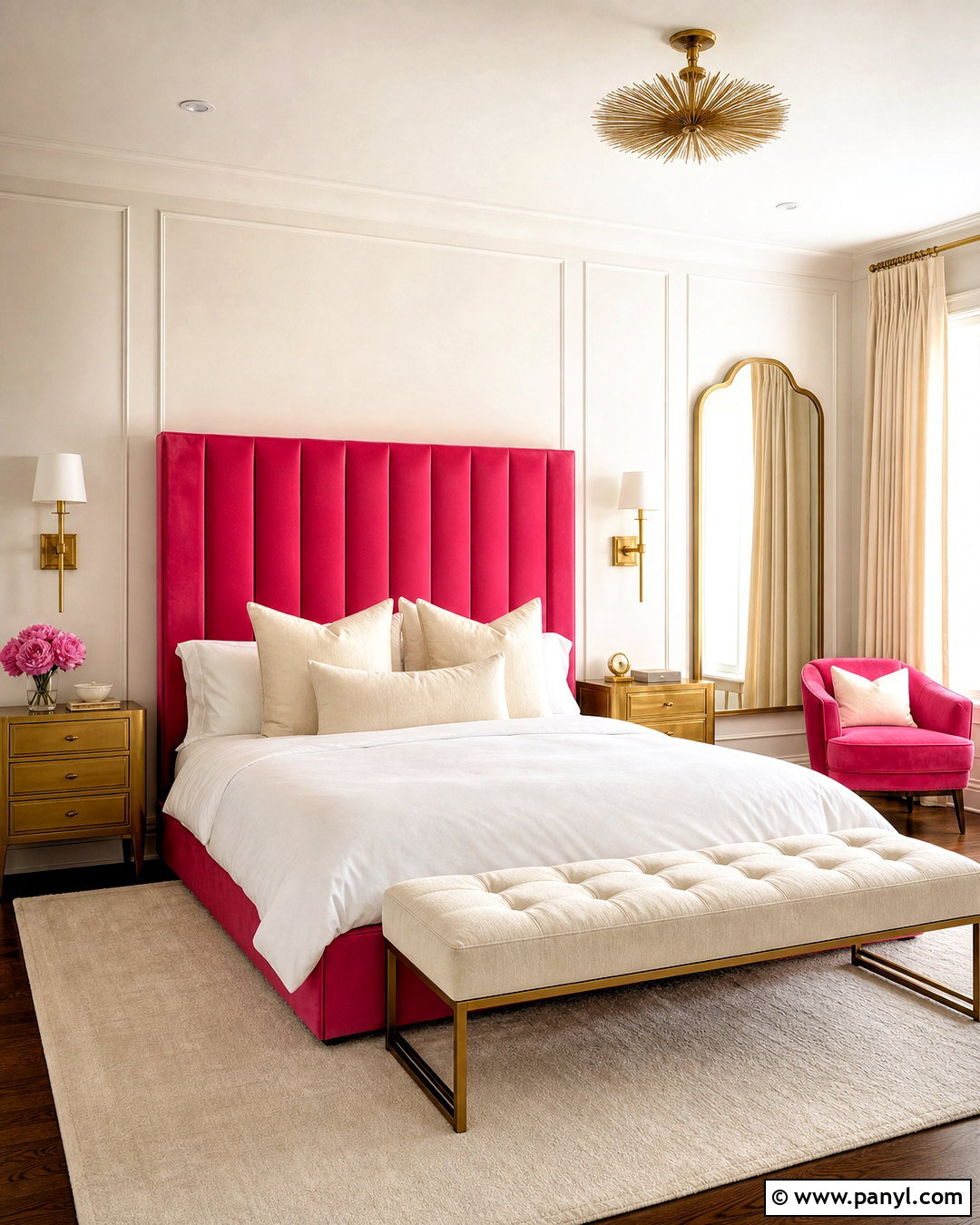 Hot Pink And Gold Room - 20 hot pink room aesthetic ideas