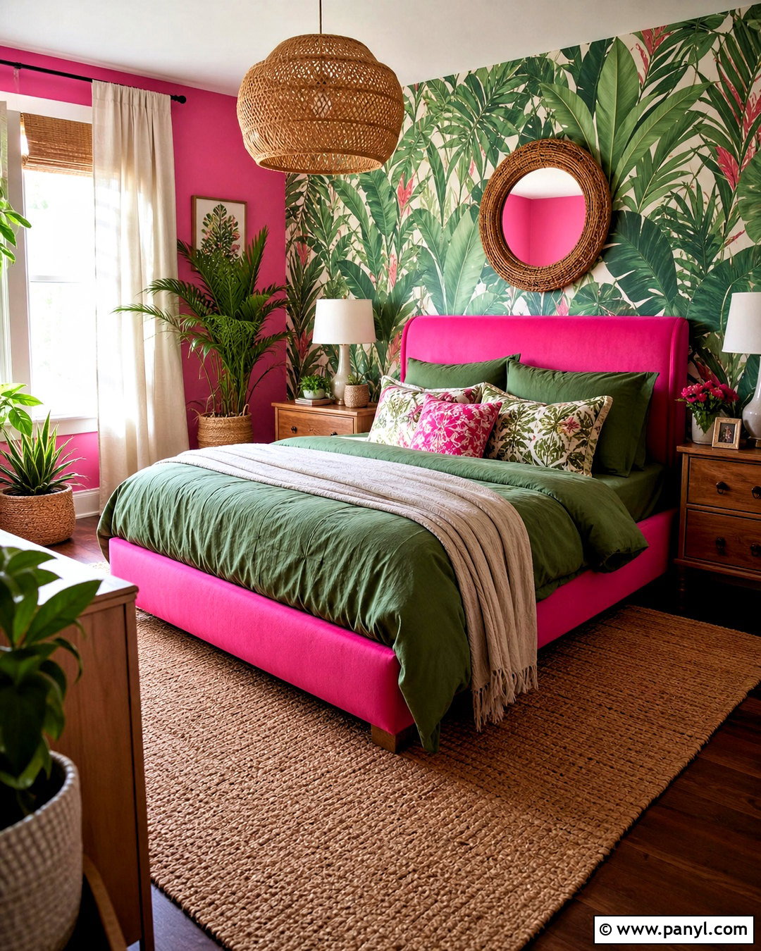 Hot Pink And Green Bedroom - 20 hot pink room ideas