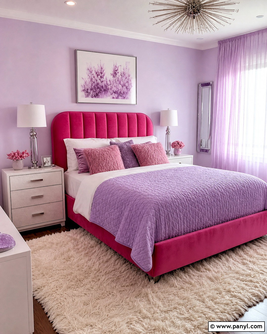 Hot Pink And Lavender Bedroom - 20 hot pink bedroom aesthetic ideas