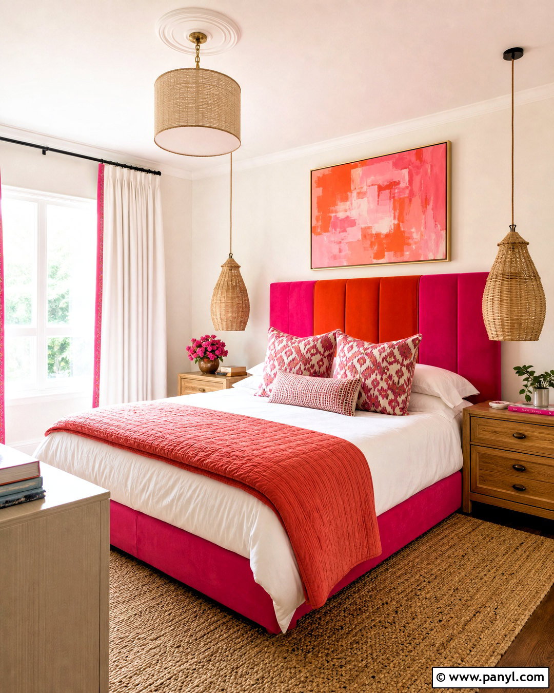 Hot Pink And Orange Bedroom - 20 hot pink bedroom ideas