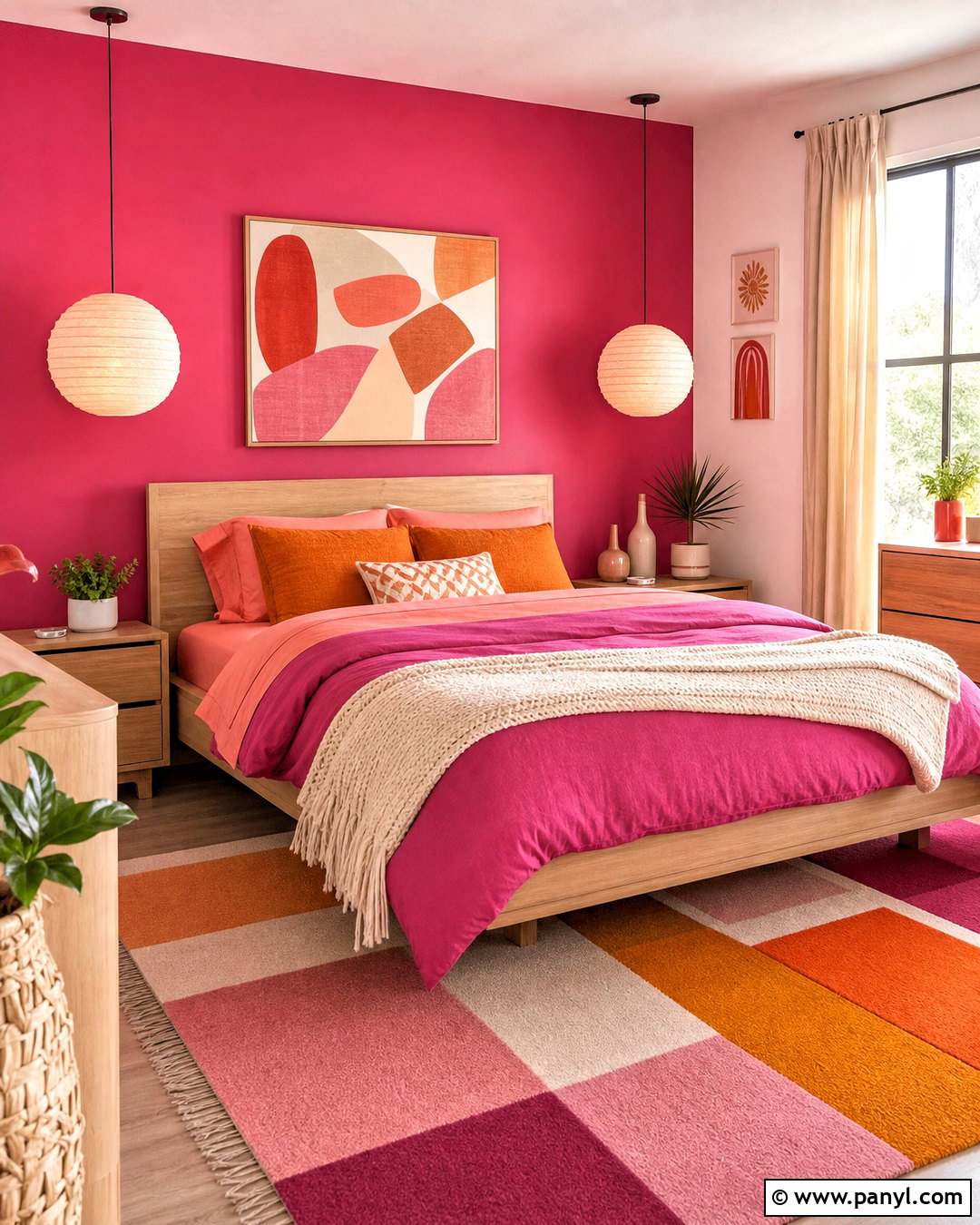 Hot Pink And Orange Bedroom - 20 hot pink bedroom aesthetic ideas