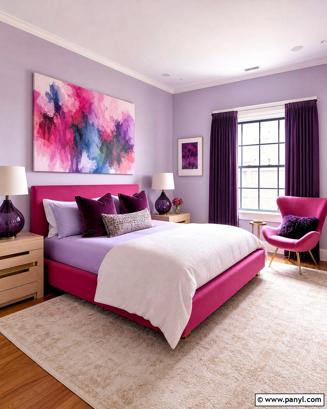 Hot Pink And Purple Bedroom - 20 hot pink bedroom ideas